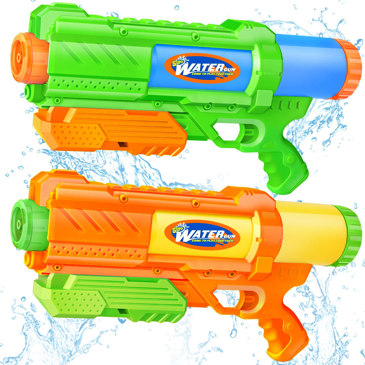 DUNEMEI 2 pack water gun 1200cc for kids and adults