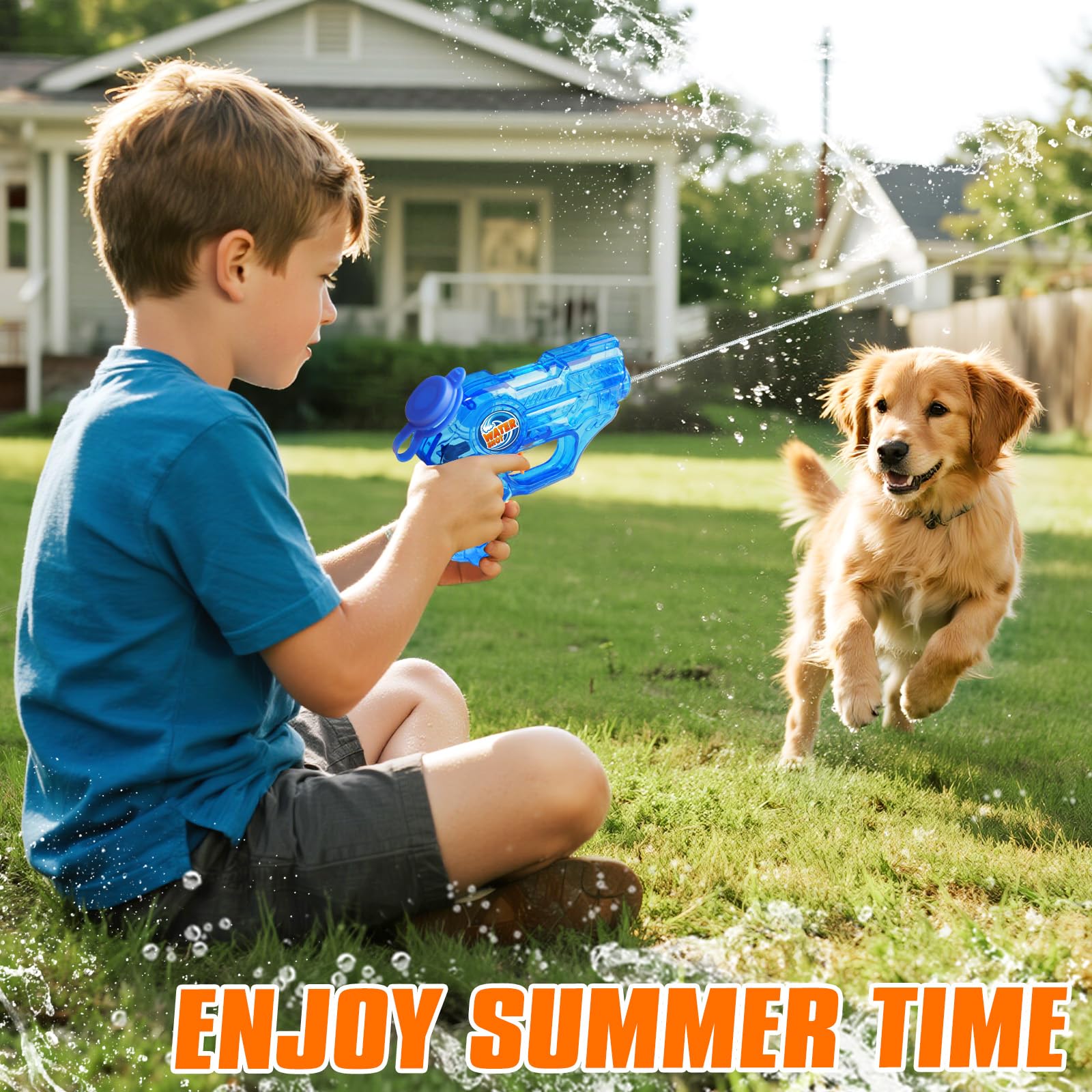 Gentle flow water gun suitable for pets training