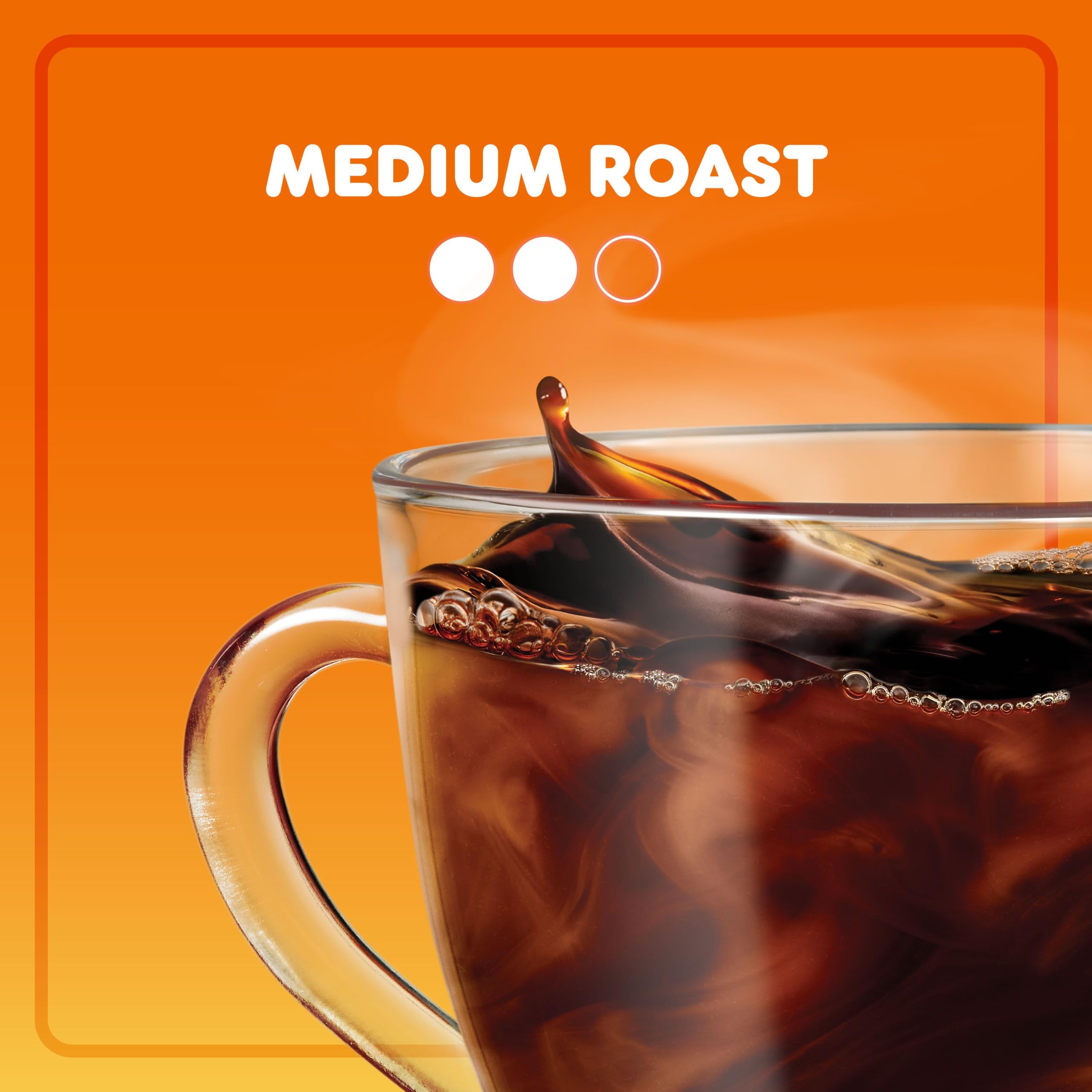 Keurig compatible Dunkin Original Blend K-Cup Pods close up