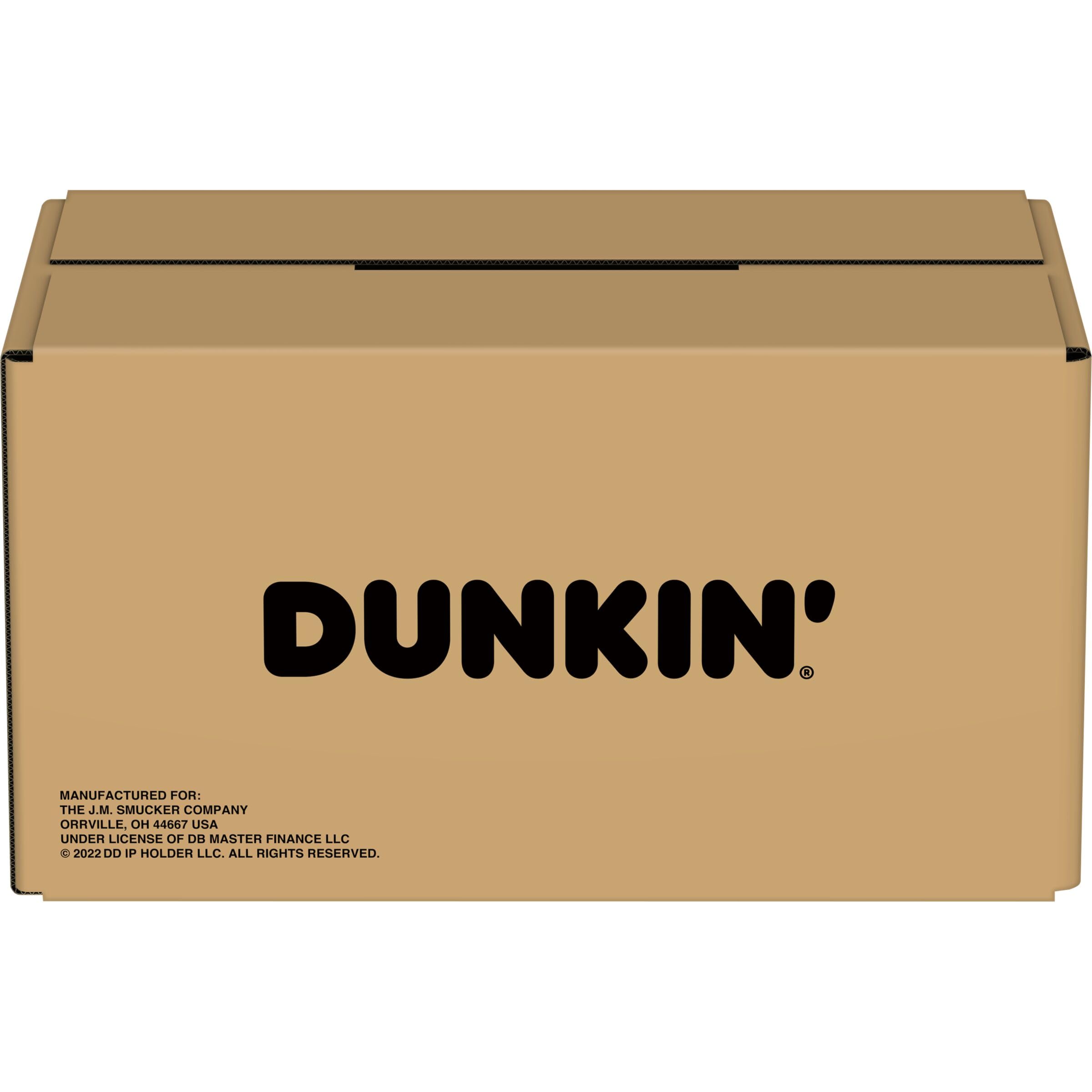 Dunkin Original Blend coffee pods 60 count pack on shelf