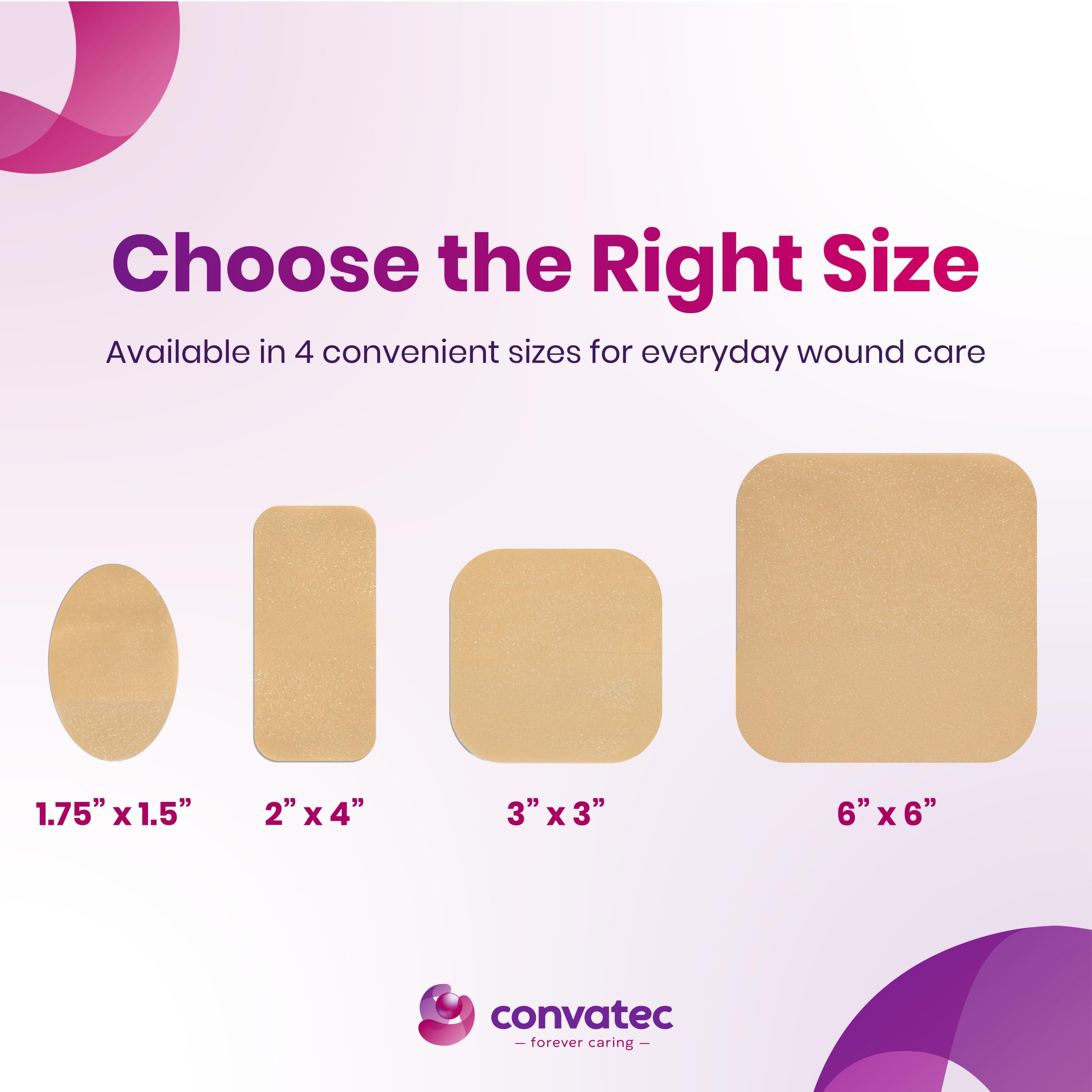 DuoDERM CGF wound care dressing for ulcers and burns