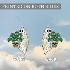 Durable acrylic suncatcher ghost ornament