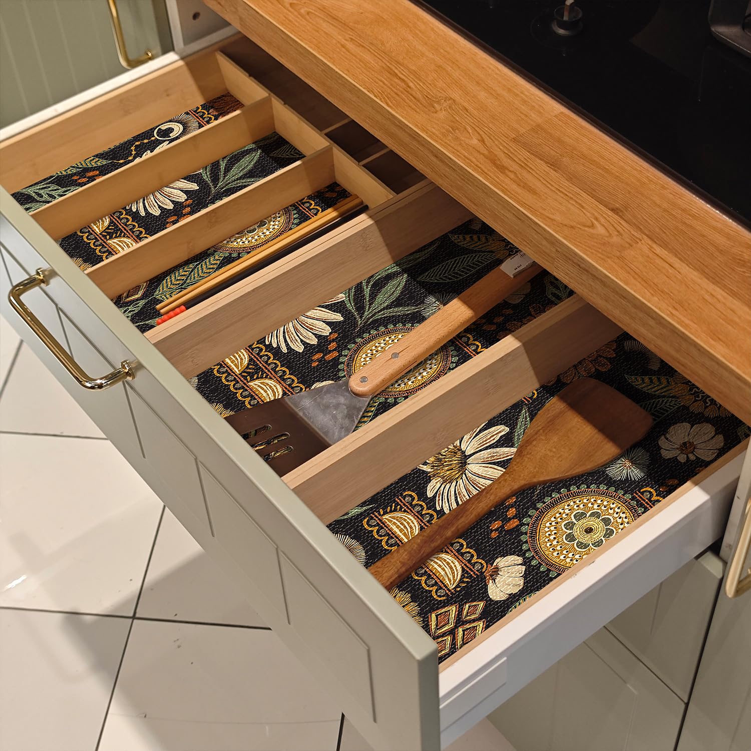 Nine image gallery for Vuacepe shelf and drawer liner non-adhesive