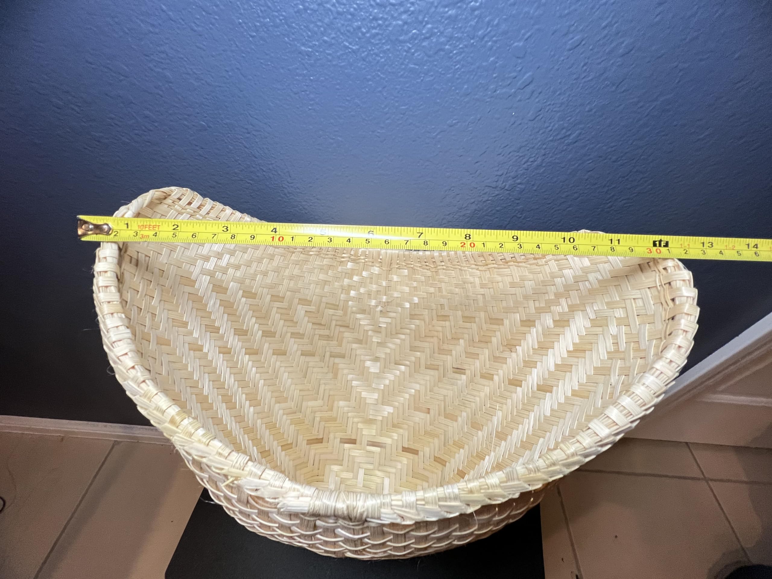 Open weave bamboo steamer basket for easy rinsing