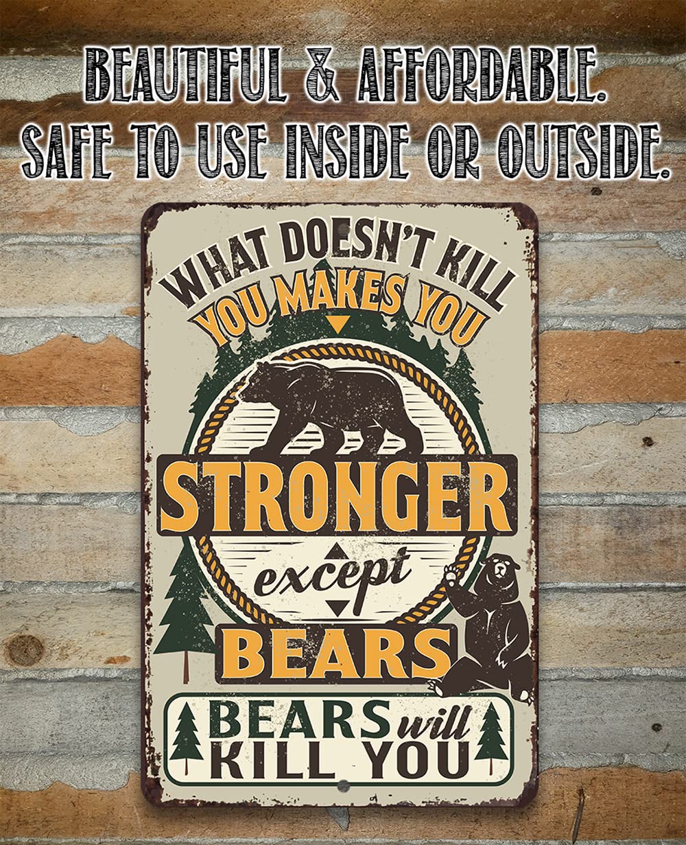 Durable metal sign suitable for indoor outdoor