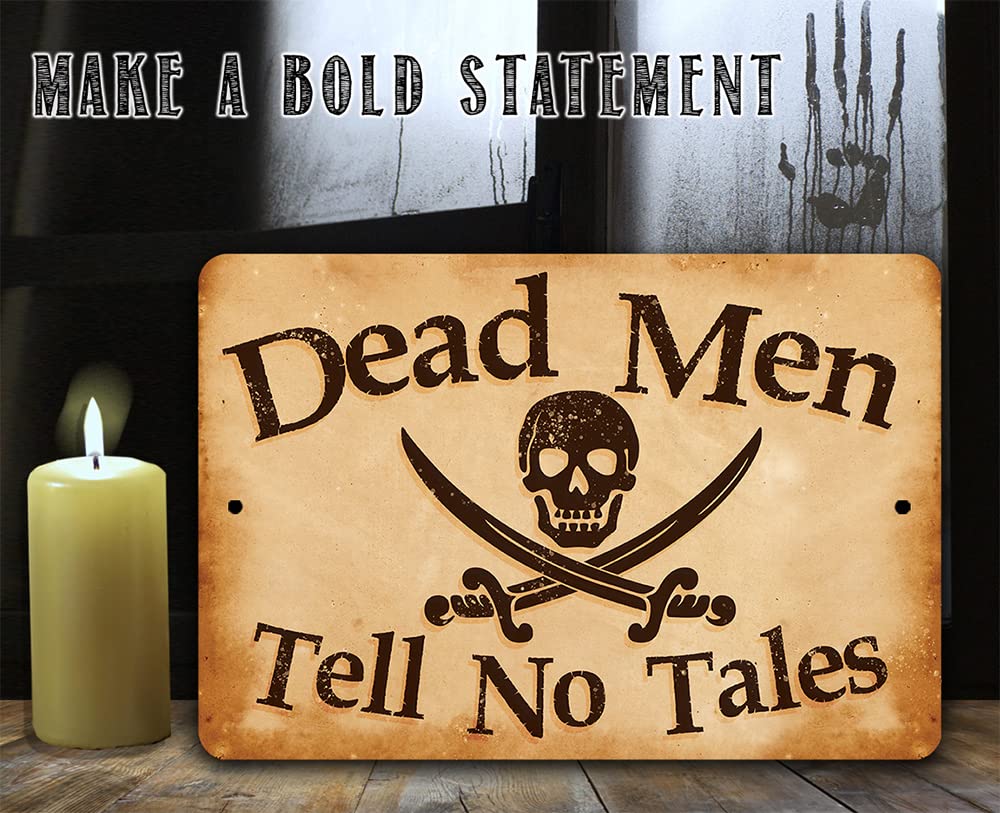 Recyclable sign Dead Men Tell No Tales packaging