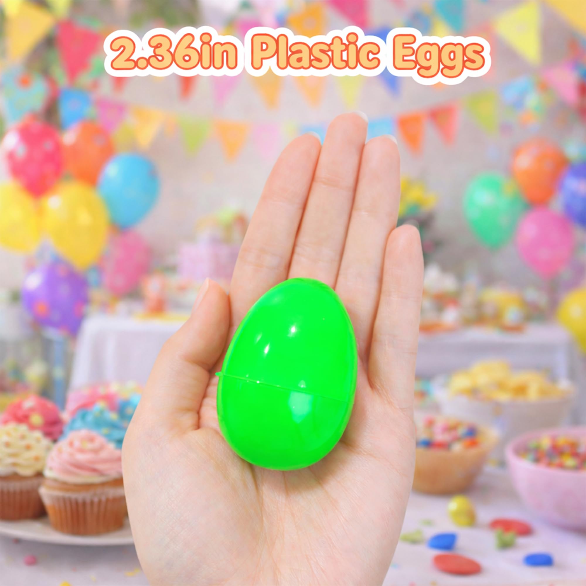 Durable reusable plastic Easter eggs Celmuron