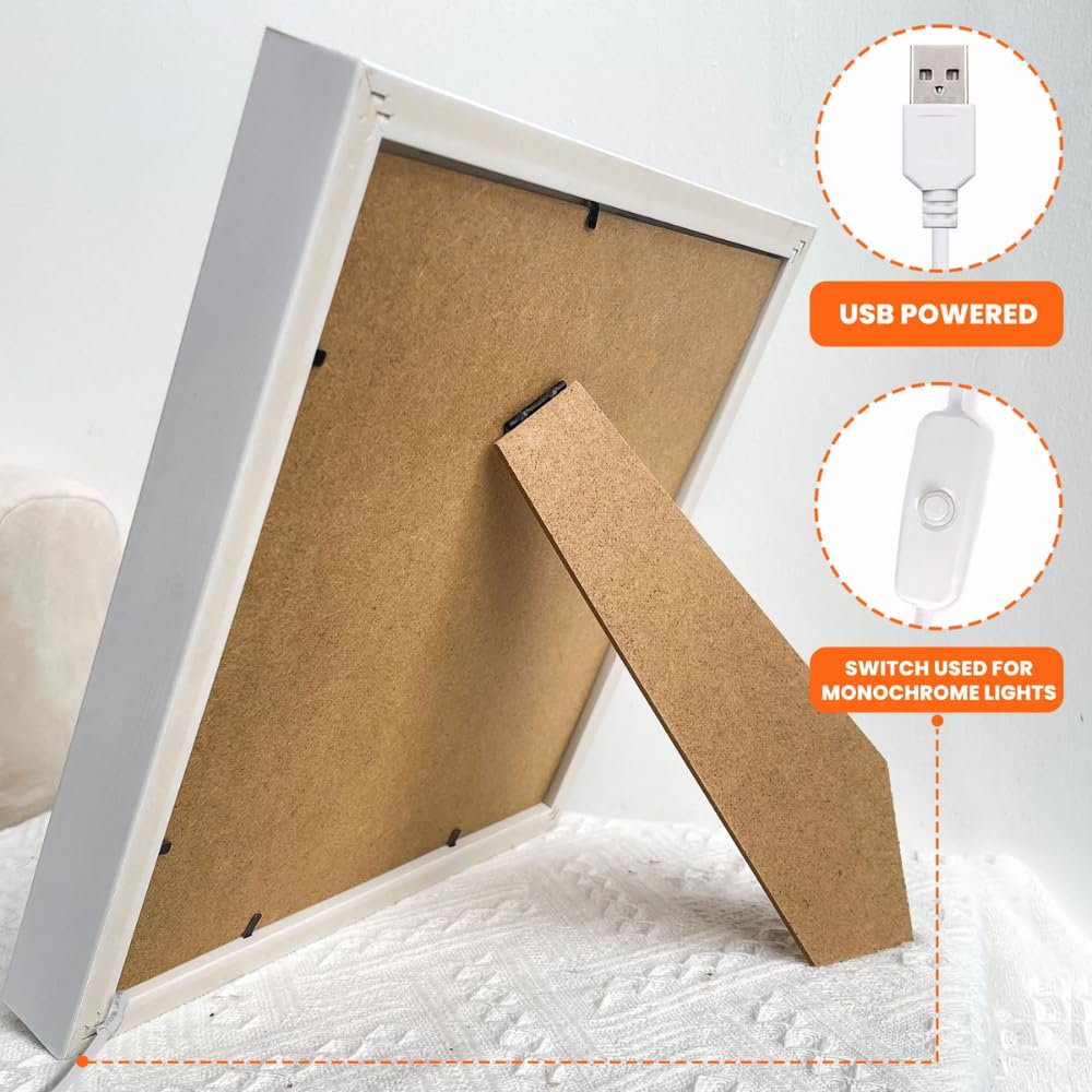 Durable wood shadow box with shatterproof acrylic front for long lasting display