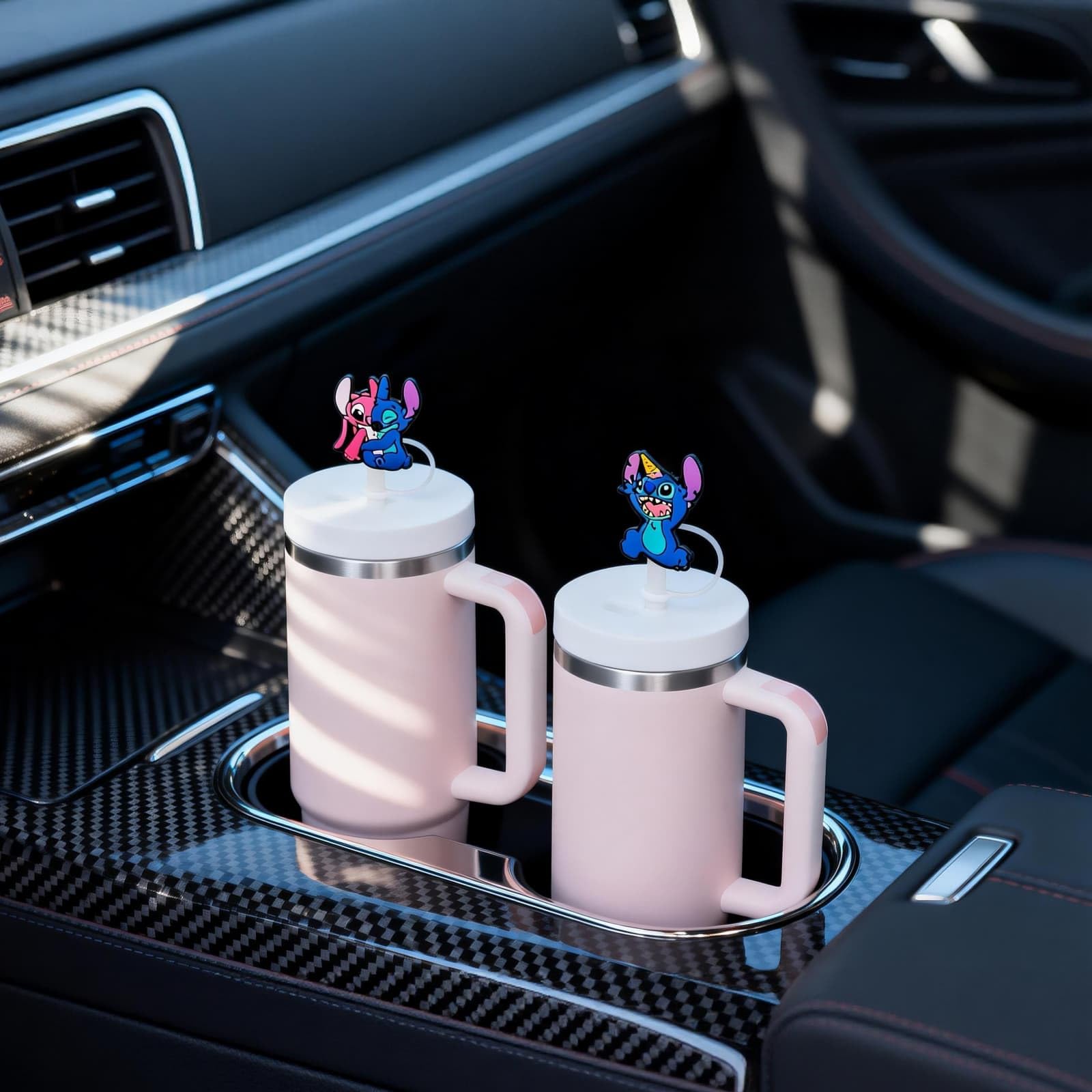 Dishwasher safe and hand washable straw toppers