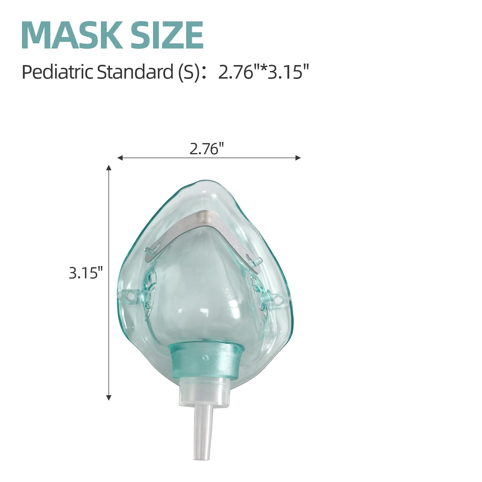 Oxygen hose length 7 feet diameter 6 mm for mask