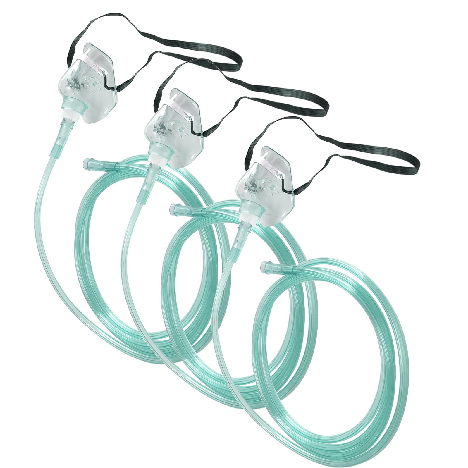 DWCHECK pediatric oxygen mask 3 pack with face mask and tubing