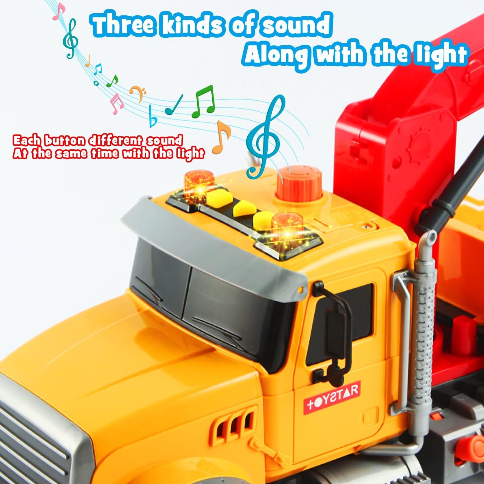 Toy size 15.35 x 4.72 x 6.29 inches for hands-on play