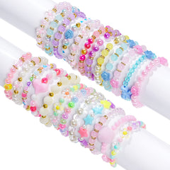Colorful resin princess beads for girls bracelets