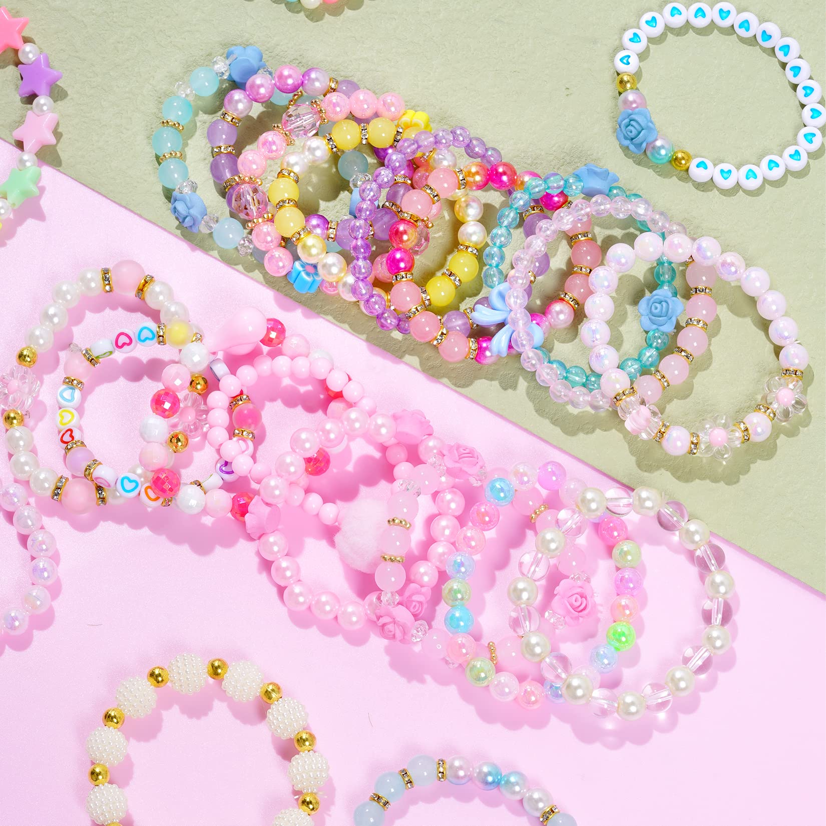 Bright princess bracelet colors for party favors