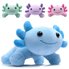 DYBFONO Axolotl Plush Toy blue 10.8 inch