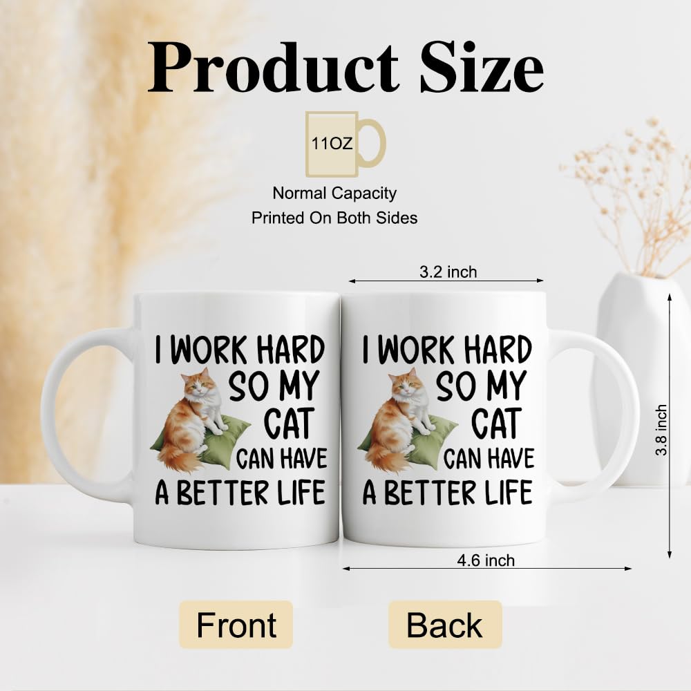 Cat lovers mug 11 oz DYJYBMY design