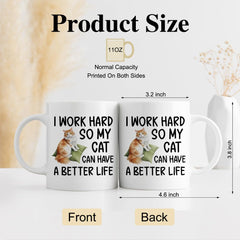 Cat lovers mug 11 oz DYJYBMY design