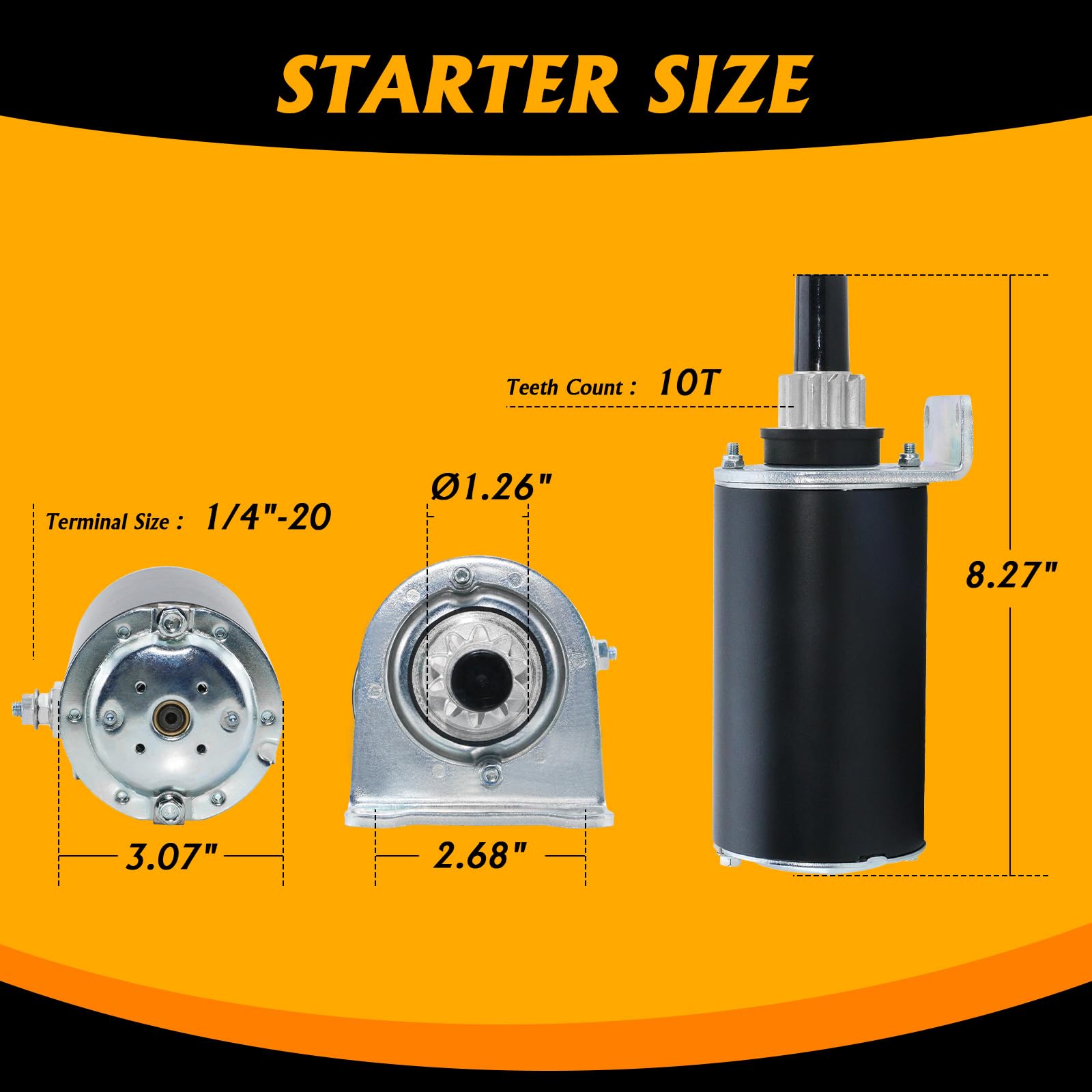DynaVim starter replacement compatible with OE numbers 21163-7001 21163-7010 21163-7022 21163-7029