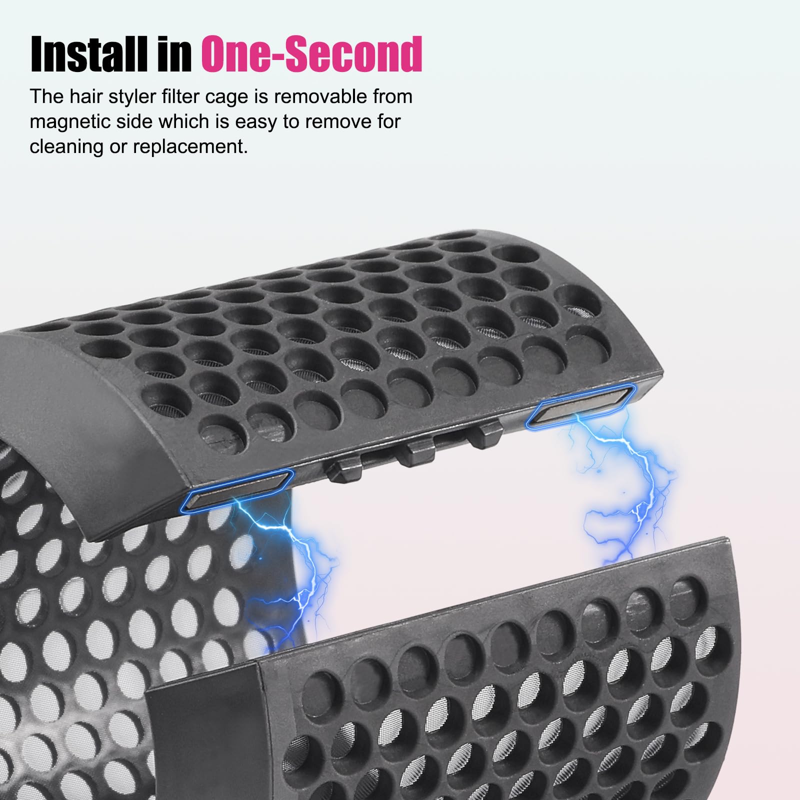 Easy to install outer filter cover for Dyson Airwrap HS01 HS05