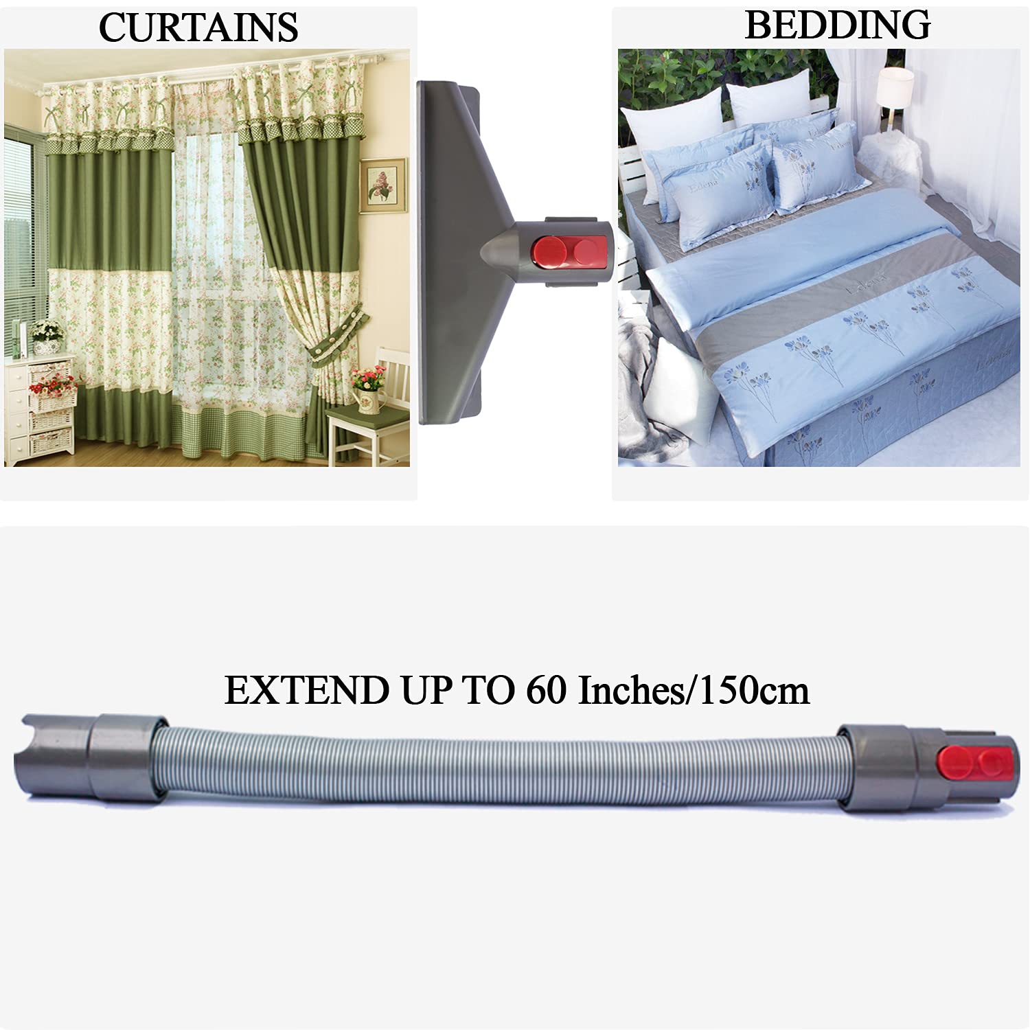 Dyson dryer lint vacuum attachment for V7 V8 V10 V11 V15