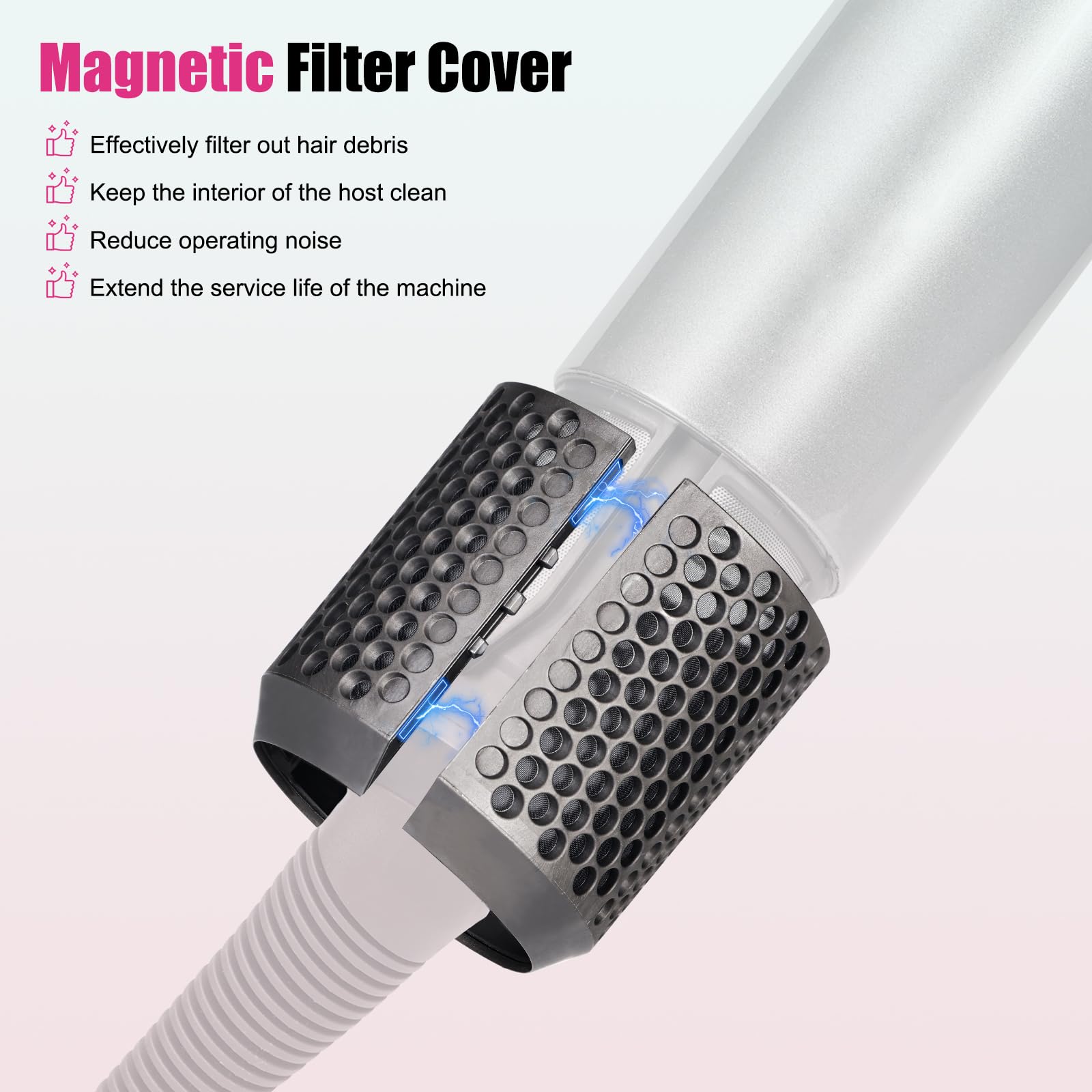 Replacement outer filter cover for Dyson Airwrap hair styler