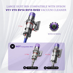 Dyson V11 V15 SV14 SV22 dust bin with HEPA filter kit image