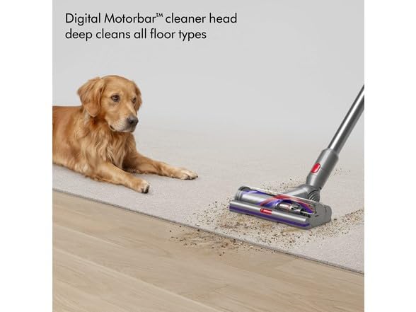 Dyson V15 Detect cordless vacuum cleaner piezo sensor auto mode image