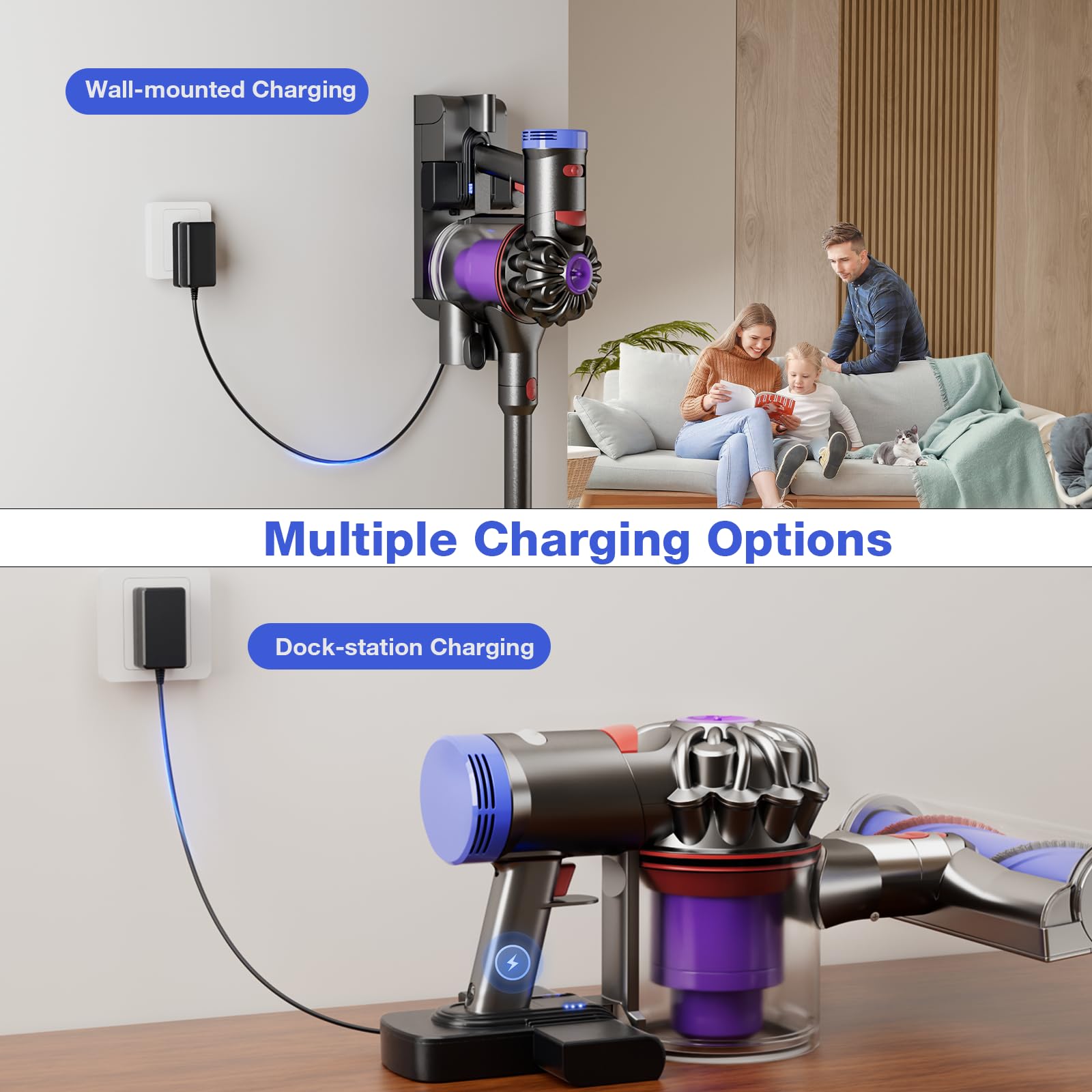 v8 fluffy compatible battery replacement dyson sv10