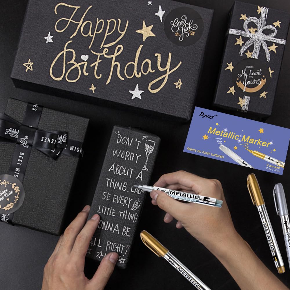 Versatile craft markers from Dyvicl on paper cardboard