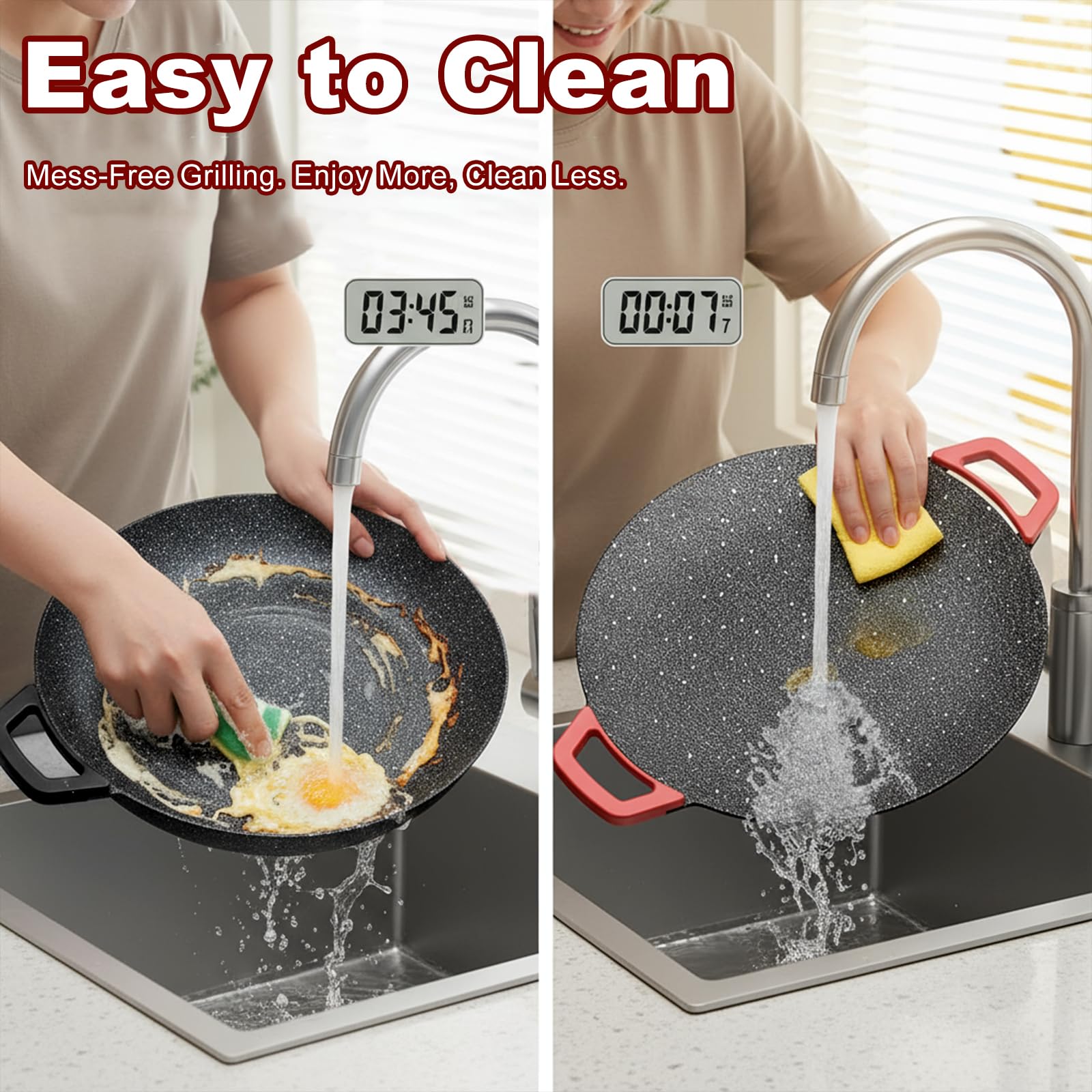 Food tongs included with the grilling set