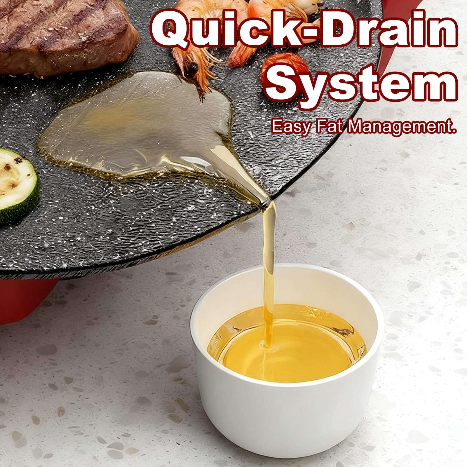 Oil brush included with grill set for seasoning