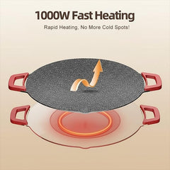 Temperature control dial on Dzanwo grill
