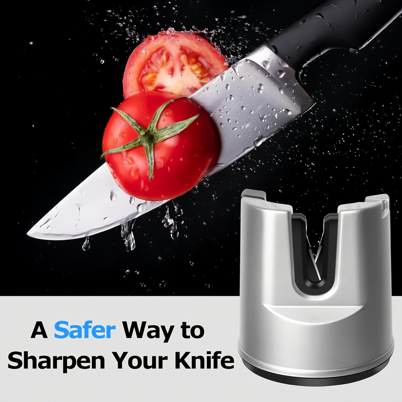 Durable and user-friendly knife sharpener design
