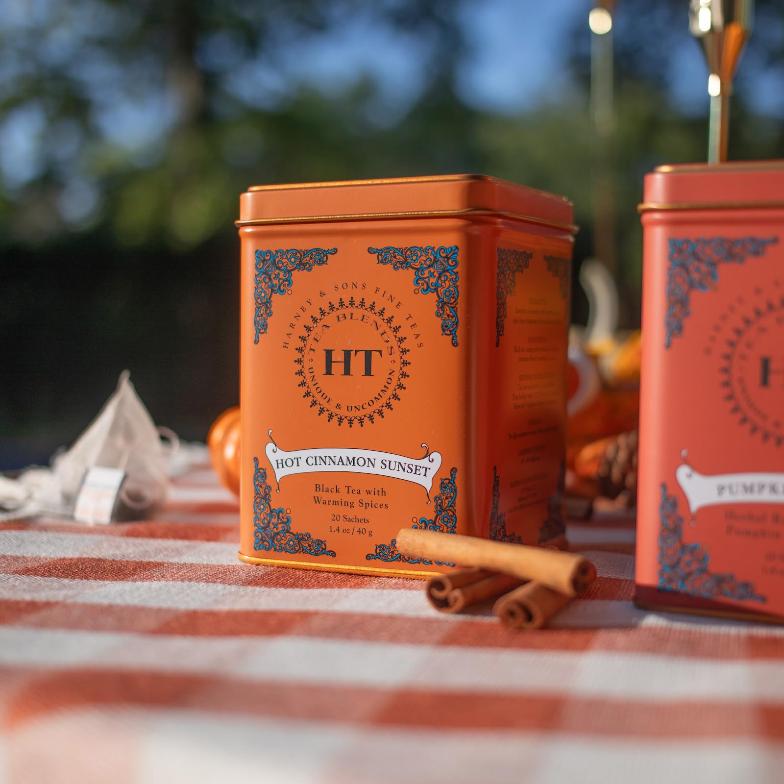 One 12 oz cup brewed from a sachet of Harney & Sons tea