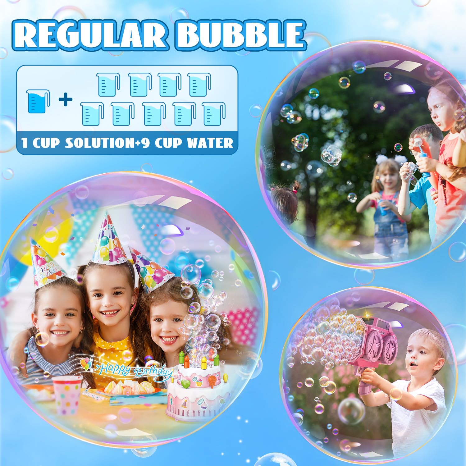 Gift-ready packaging for EagleStone bubble solution refill