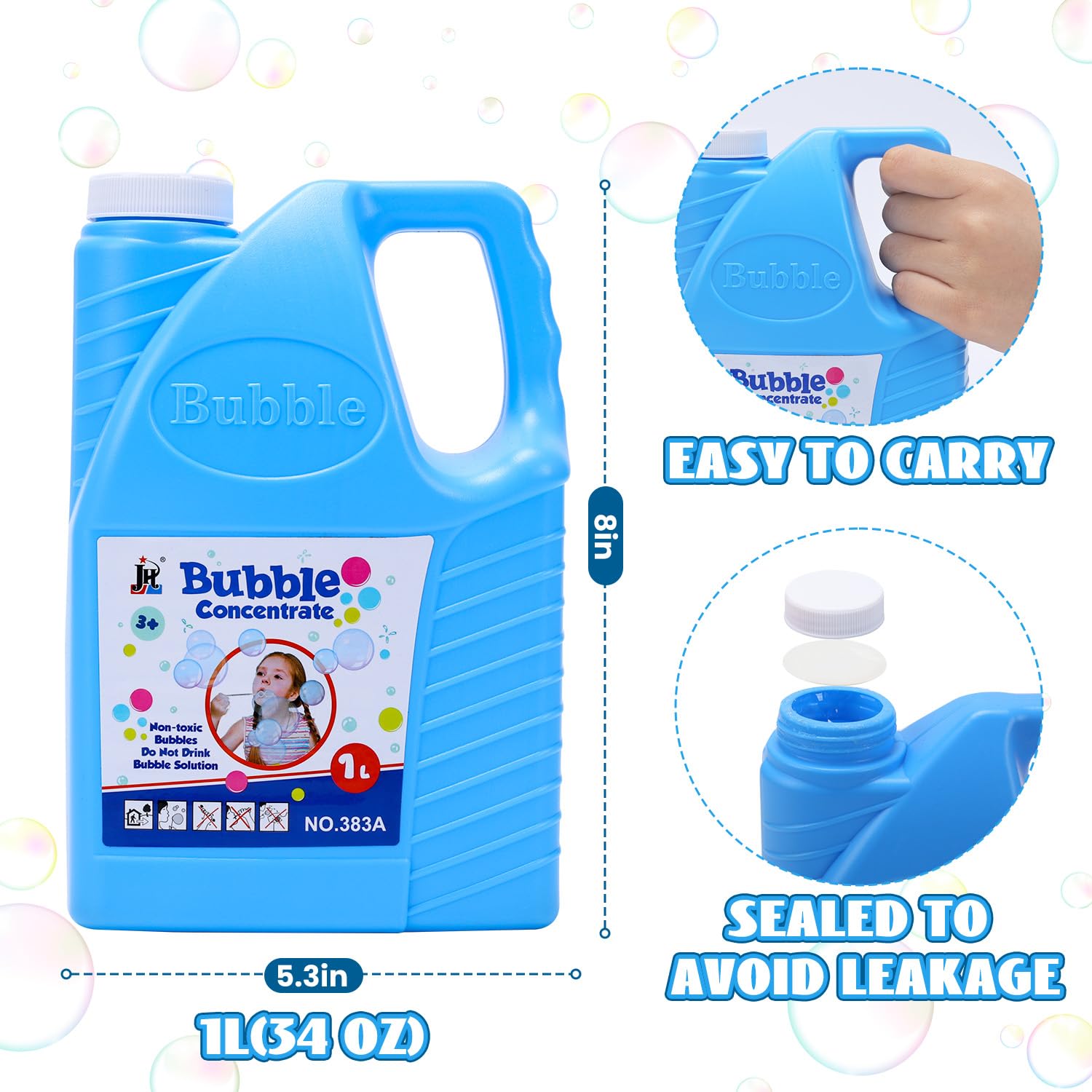 Concentrated bubble solution for bubble toys by EagleStone