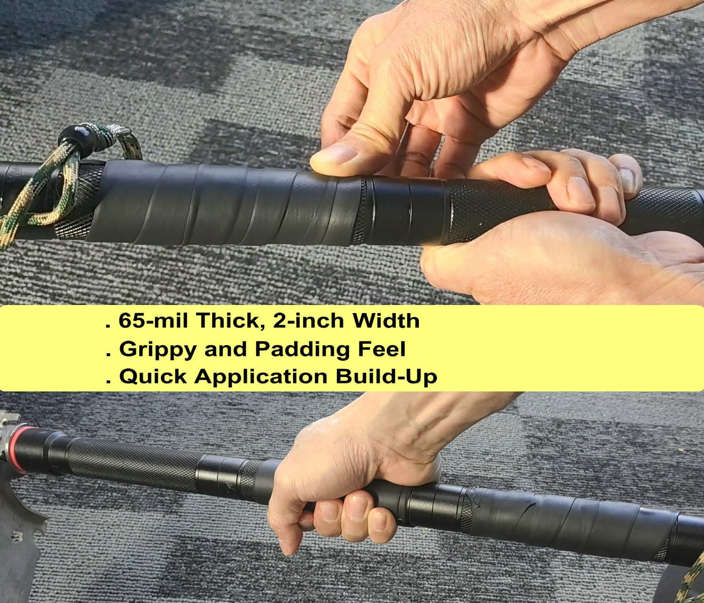 Military-grade self-fusing tape for heavy-duty repairs