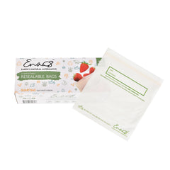 Earth’s Natural Alternative compostable bags quart 100 pack off-white