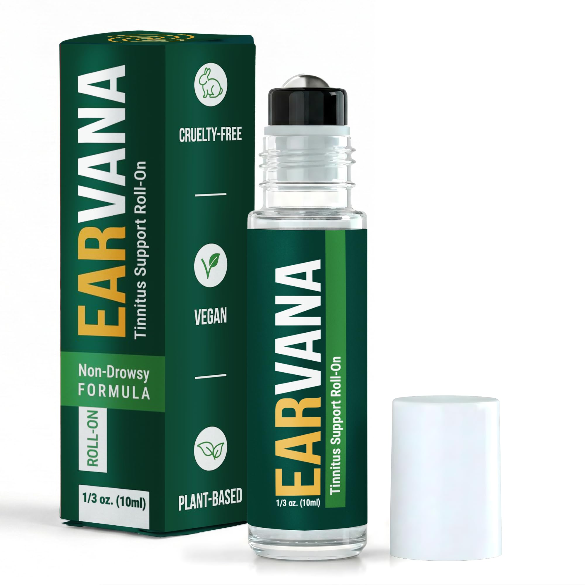 EarVana Calming Ear Roll-On 10ml bottle made in USA