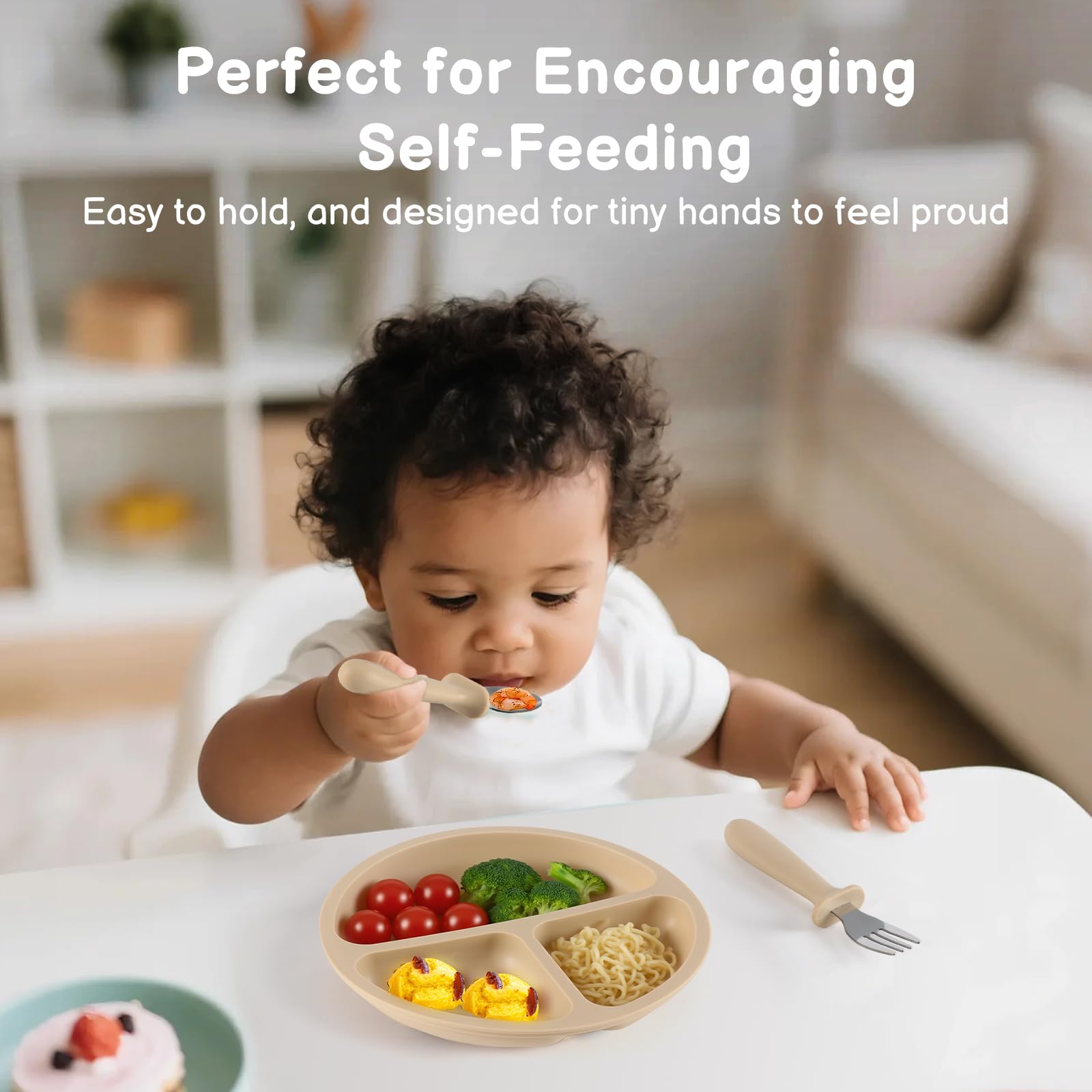 BPA-free dishwasher-safe boil-safe cutlery by Eascrozn