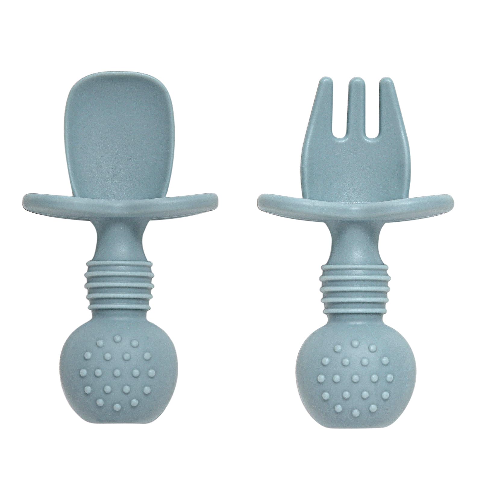 Eascrozn baby feeding set six piece with easy grip handles