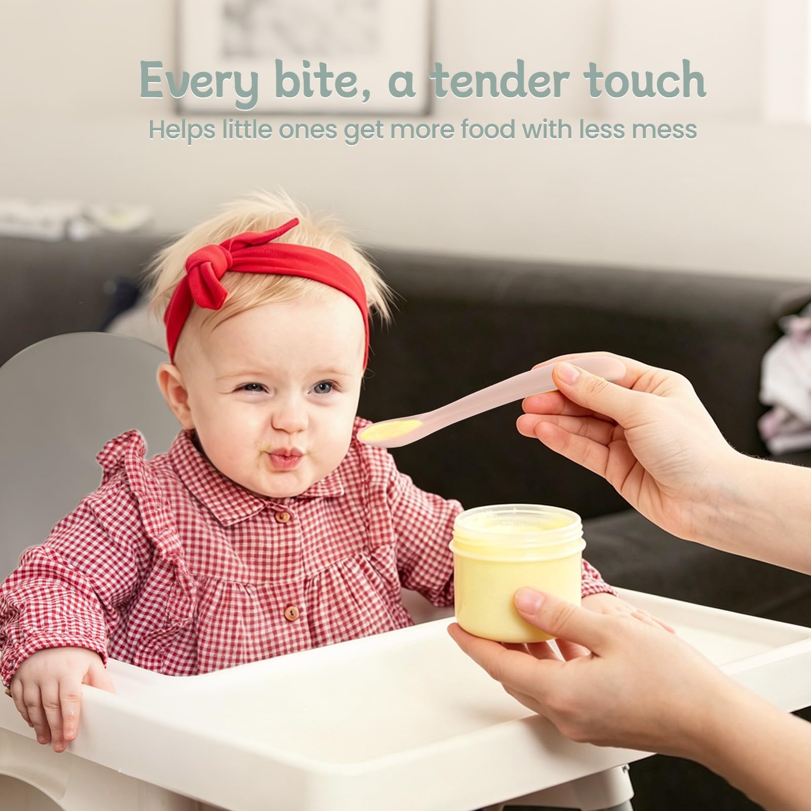 Baby led weaning spoons by Eascrozn first stage