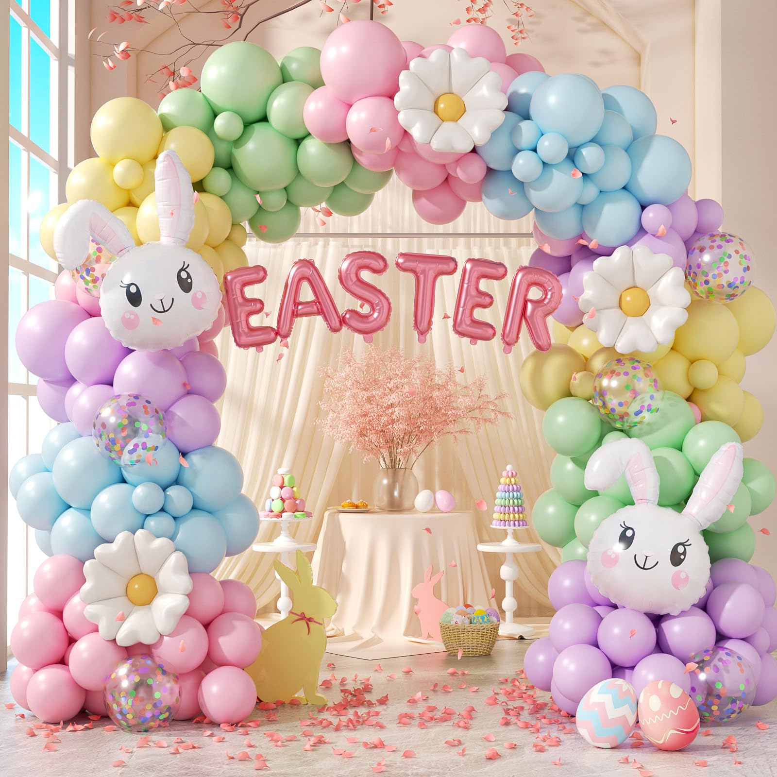 Easter Balloon Arch Kit Garland main setup image