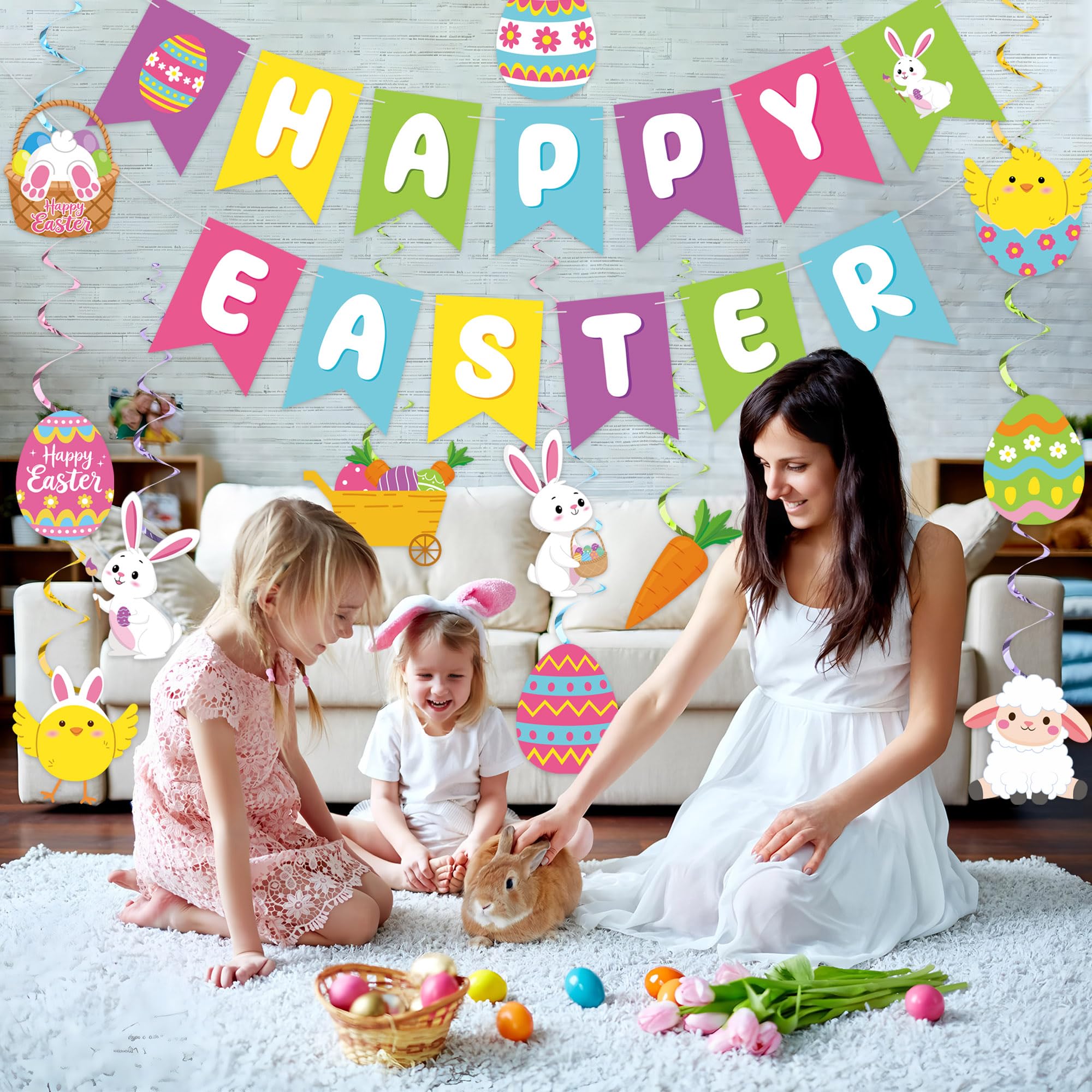 Decor for home office or classroom Easter decor