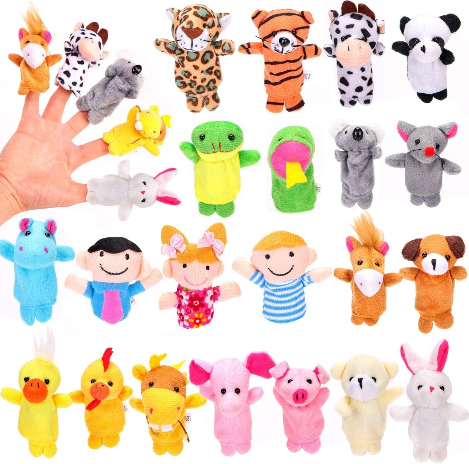 Easter egg hunts and classroom events with finger puppets