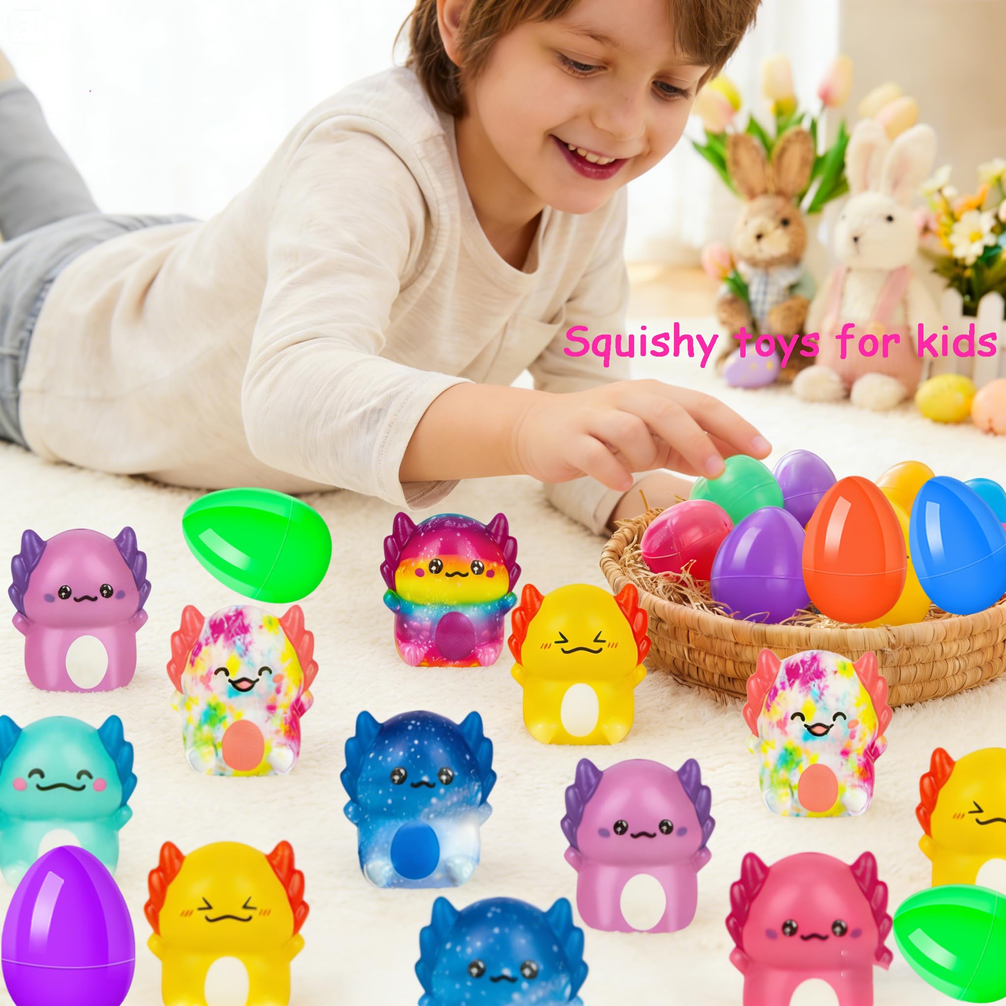 Easter basket stuffers and party favors with toys