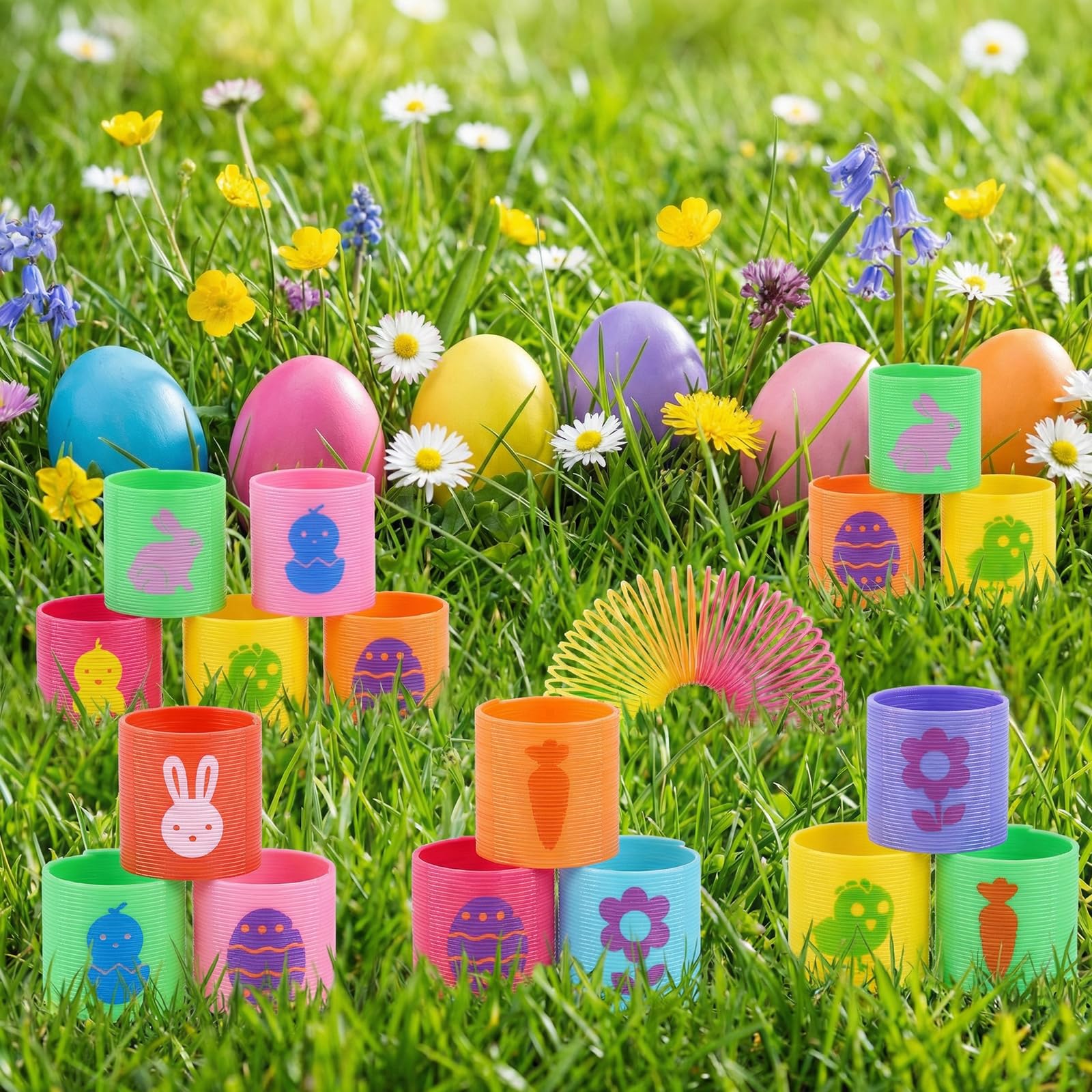 Safe plastic material and smooth finish of Howzcci Easter set