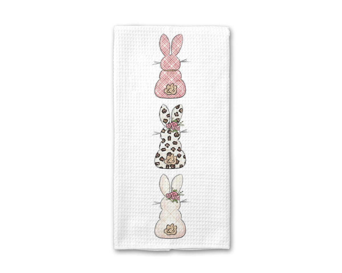 Easter Bunny Kitchen Towel bunny butt design