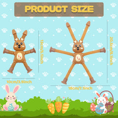 Bunny toy with suction cups on hands and feet