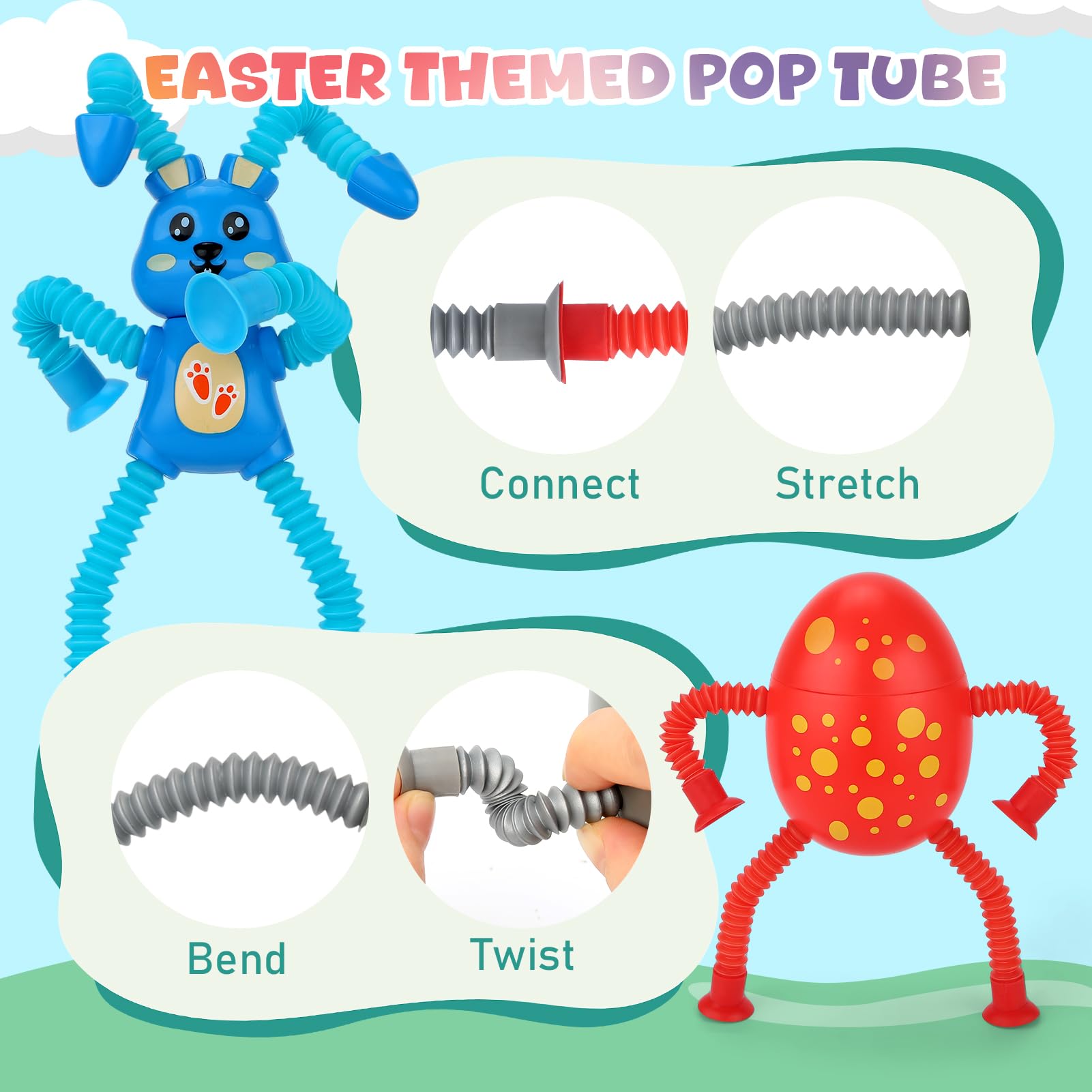 Easter bunny egg fillers by APLIST designed for kids